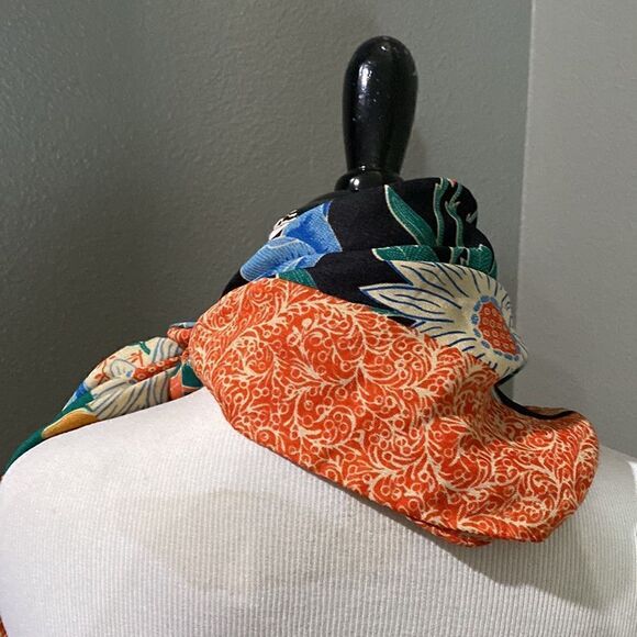 Vintage Nik Nik Floral Scarf - Picture 5 of 13
